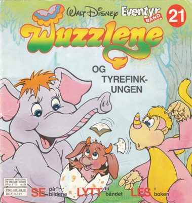 Omslag for Wuzzlene og Tyrefinkungen